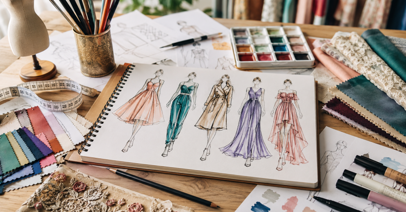 Fashion Illustration Basics: From Creative Sketches to Professional Design Skills
