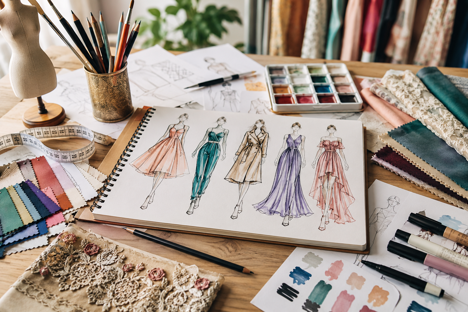 Fashion Illustration Basics: From Creative Sketches to Professional Design Skills